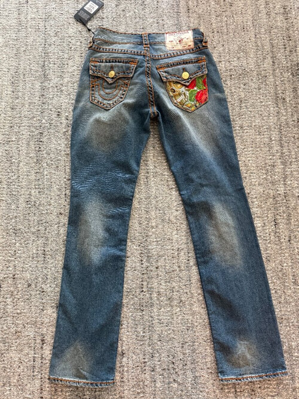True Religion Ricky Super T Flap Pocket Jeans – Size 28 – NWT